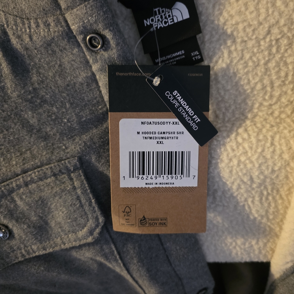 The North Face Gray Sherpa-Lined Jacket - XXL - BNWT - Picture 2 of 3